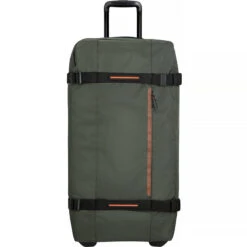 American Tourister Urban Track Large 78cm Drop Bottom Wheel Duffel Dark Khaki 43165