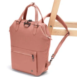 Pacsafe Citysafe CX Anti-Theft 11.6" Laptop Mini Backpack Econyl Rose 20421 11 Pacsafe Citysafe CX Anti-Theft 11.6" Laptop Mini Backpack Econyl Rose 20421 -Travel Storage Shop lrg 333