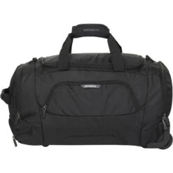 Samsonite Albi Small/Cabin 55cm Wheel Duffel Black 04350 -Travel Storage Shop lrg 3481