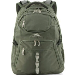 High Sierra Access 3.0 Eco RFID Blocking 16" Laptop & Tablet Backpack Khaki 45729