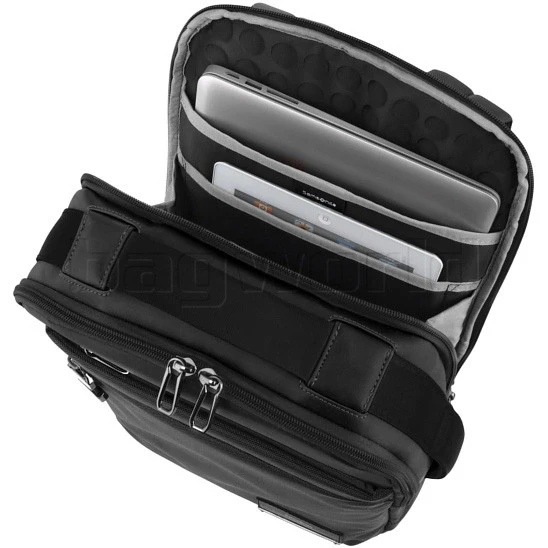 Samsonite Vestor 14.1" Laptop & Tablet Backpack Black 10430 5 Samsonite Vestor 14.1" Laptop & Tablet Backpack Black 10430 - Image 5