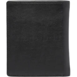Cellini Men's Shelby RFID Blocking Flap Leather Wallet Black MH200
