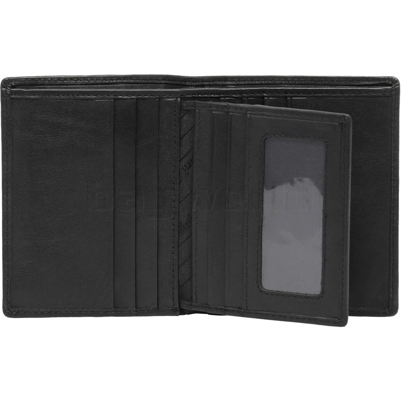 Cellini Men's Shelby RFID Blocking Flap Leather Wallet Black MH200 2 Cellini Men's Shelby RFID Blocking Flap Leather Wallet Black MH200 - Image 2