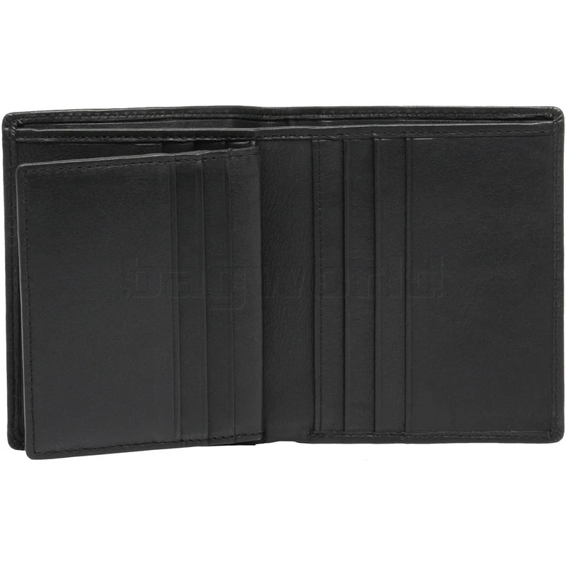Cellini Men's Shelby RFID Blocking Flap Leather Wallet Black MH200 3 Cellini Men's Shelby RFID Blocking Flap Leather Wallet Black MH200 - Image 3