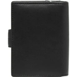 Cellini Ladies' Tuscany Medium Book Leather RFID Blocking Wallet Black W0110