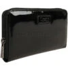 Lipault Plume Vinyl Zip Around Wallet Black 77821