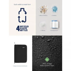 Pacsafe RFIDsafe RFID Blocking Compact Travel Organiser Tan 11020 -Travel Storage Shop lrg 3651