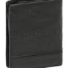 Cellini Men's Aston RFID Blocking Card Leather Wallet Black MH205