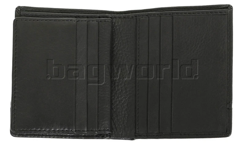 Cellini Men's Aston RFID Blocking Card Leather Wallet Black MH205 2 Cellini Men's Aston RFID Blocking Card Leather Wallet Black MH205 - Image 2