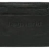 Vault Men's Fullgrain RFID Blocking Slide In Leather Credit Card Holder Black M017