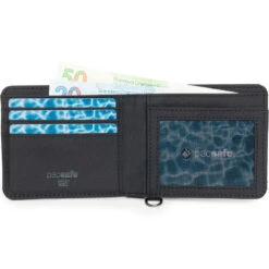 Pacsafe RFIDsafe RFID Blocking Bi-Fold Wallet Black 11000 -Travel Storage Shop lrg 3678