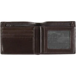 Cellini Men's Viper RFID Blocking Trifold Leather Wallet Brown MH208 -Travel Storage Shop lrg 3686
