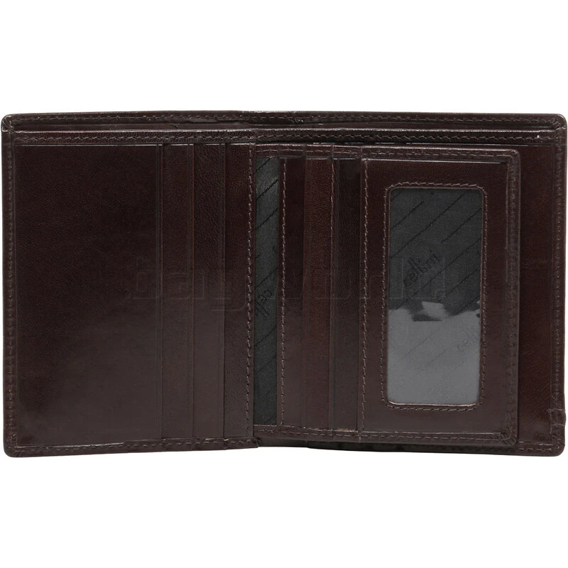 Cellini Men's Viper RFID Blocking Flap Leather Wallet Brown MH211 2 Cellini Men's Viper RFID Blocking Flap Leather Wallet Brown MH211 - Image 2