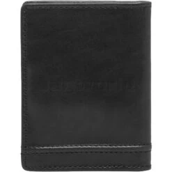Cellini Men's Viper RFID Blocking Stitch Leather Wallet Black MH210