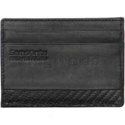 Samsonite RFID DLX Leather Card & Note Wallet Black 91523