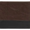 Cellini Men's Aston RFID Blocking Double Leather Wallet Brown MH206
