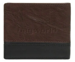 Cellini Men's Aston RFID Blocking Double Leather Wallet Brown MH206