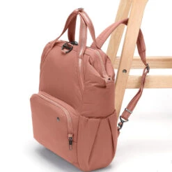 Pacsafe Citysafe CX Anti-Theft 13" Laptop/Tablet Backpack Econyl Rose 20420 -Travel Storage Shop lrg 374