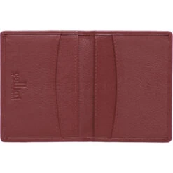 Cellini Ladies' Tuscany Leather RFID Blocking Card Holder Wallet Red WOM23 -Travel Storage Shop lrg 3754