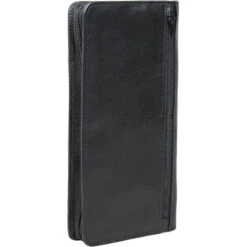 Artex Great Escape Leather Passport Wallet Black 40813