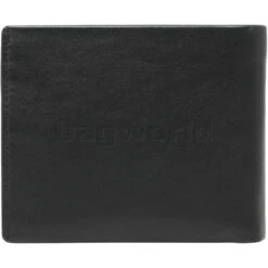 Samsonite RFID DLX Leather Wallet With Coin Pocket Black 91522