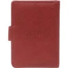 Vault Ladies' PU RFID Blocking Tabbed Credit Card Holder Red W1015