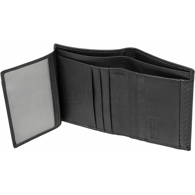 Samsonite RFID DLX Leather Wallet Black 91521 3 Samsonite RFID DLX Leather Wallet Black 91521 - Image 3