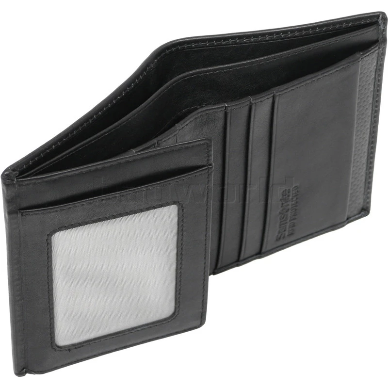 Samsonite RFID DLX Leather Wallet Black 91521 4 Samsonite RFID DLX Leather Wallet Black 91521 - Image 4
