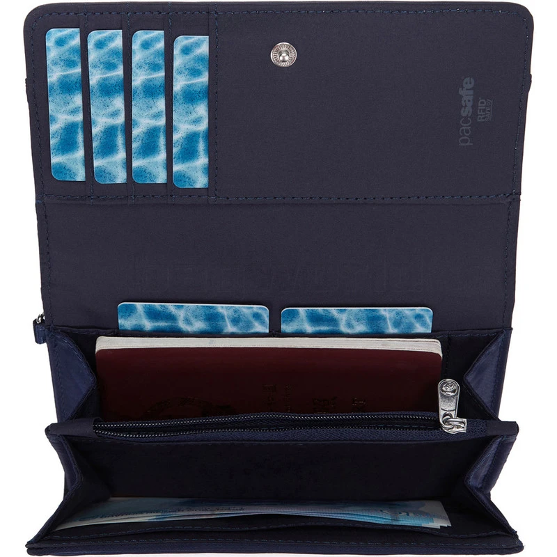 Pacsafe RFIDsafe RFID Blocking Clutch Wallet Nightfall 11015 4 Pacsafe RFIDsafe RFID Blocking Clutch Wallet Nightfall 11015 - Image 4