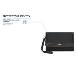 Pacsafe RFIDsafe RFID Blocking Clutch Wallet Nightfall 11015 11 Pacsafe RFIDsafe RFID Blocking Clutch Wallet Nightfall 11015 -Travel Storage Shop lrg 3784