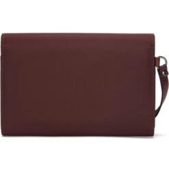 Pacsafe RFIDsafe RFID Blocking Clutch Wallet Merlot 11015