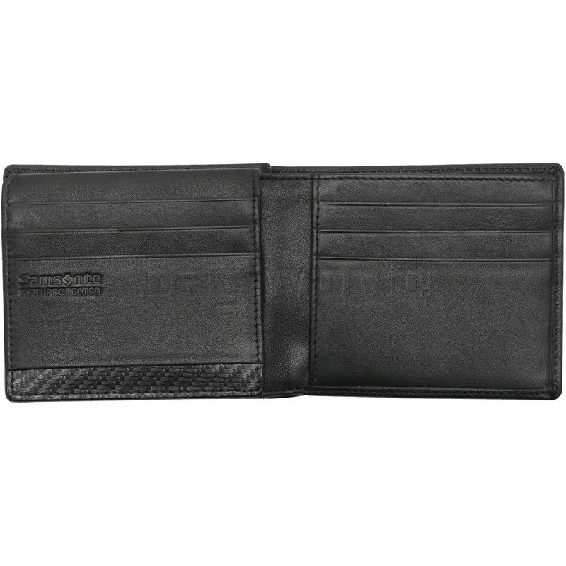 Samsonite RFID DLX Leather Wallet Black 91524 2 Samsonite RFID DLX Leather Wallet Black 91524 - Image 2