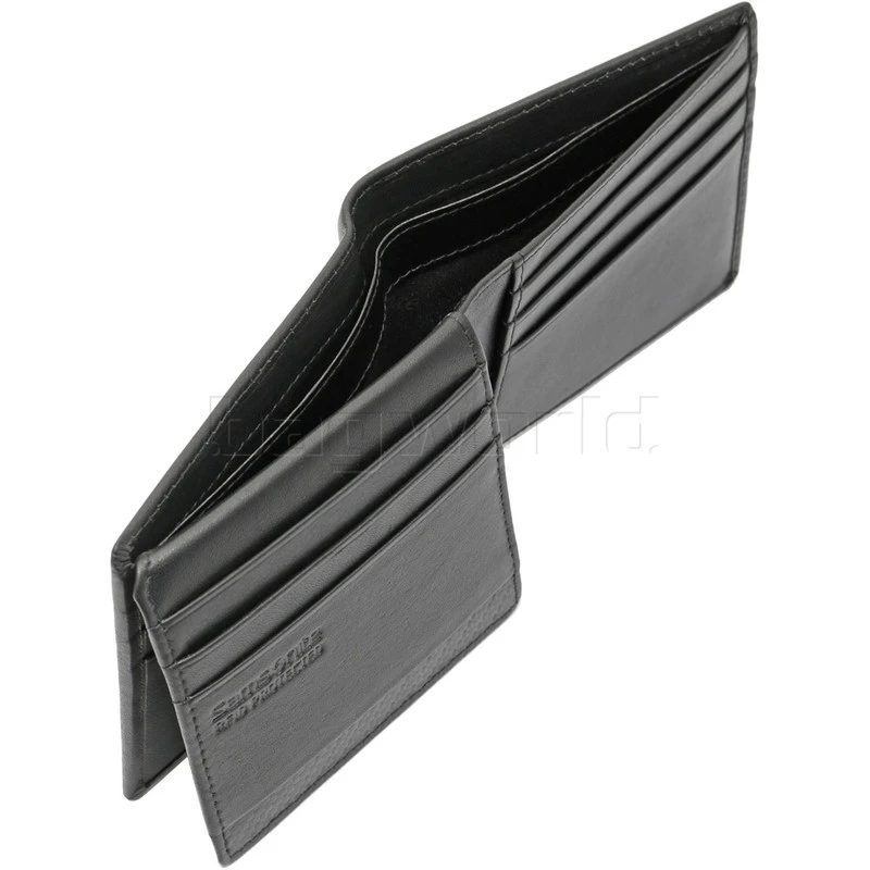 Samsonite RFID DLX Leather Wallet Black 91524 4 Samsonite RFID DLX Leather Wallet Black 91524 - Image 4