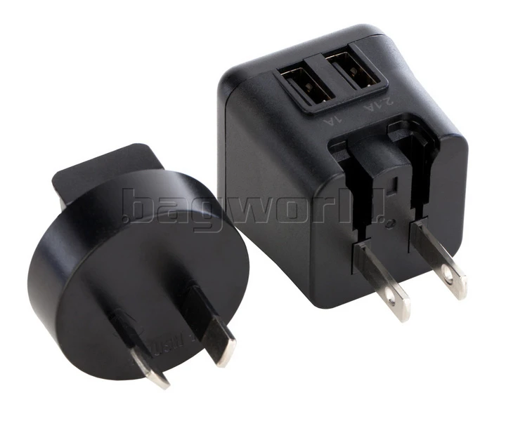 Targus Dual USB Wall Charger Black APA72 2 Targus Dual USB Wall Charger Black APA72 - Image 2