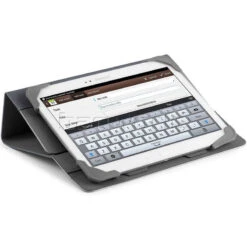 Targus Fit-N-Grip II Rotating Universal Case For 9-10.1" Tablets Silver HZ663 -Travel Storage Shop lrg 4066