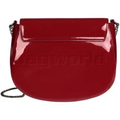 Lipault Plume Vinyl Saddle Bag Ruby 77811