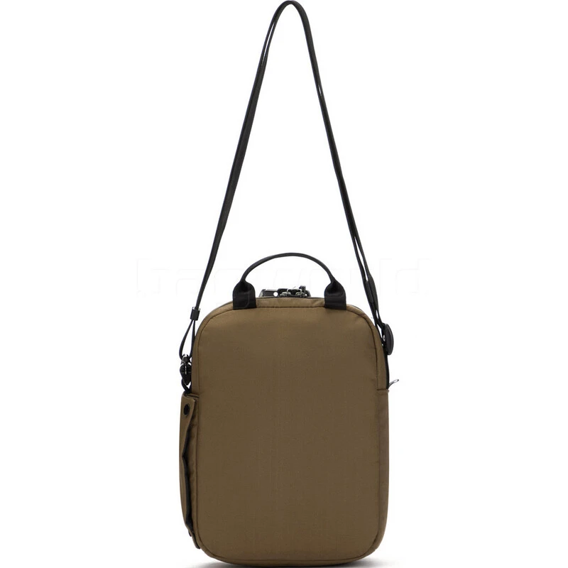 Pacsafe Metrosafe X Anti-Theft Tablet Vertical Crossbody Tan 30620 1 Pacsafe Metrosafe X Anti-Theft Tablet Vertical Crossbody Tan 30620