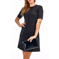 Lipault Plume Vinyl Clutch Bag Black 77813 9 Lipault Plume Vinyl Clutch Bag Black 77813 -Travel Storage Shop lrg 4197