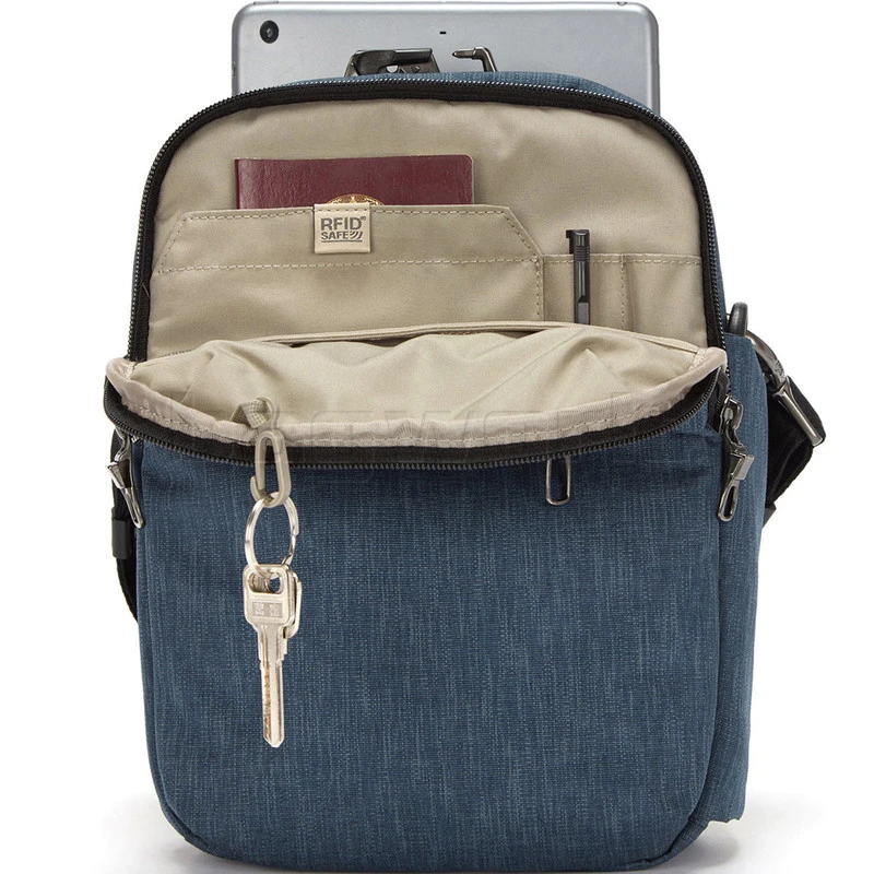 Pacsafe Metrosafe X Anti-Theft Tablet Vertical Crossbody Dark Denim 30620 3 Pacsafe Metrosafe X Anti-Theft Tablet Vertical Crossbody Dark Denim 30620 - Image 3