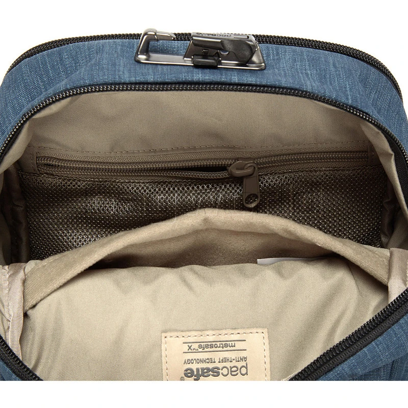 Pacsafe Metrosafe X Anti-Theft Tablet Vertical Crossbody Dark Denim 30620 4 Pacsafe Metrosafe X Anti-Theft Tablet Vertical Crossbody Dark Denim 30620 - Image 4