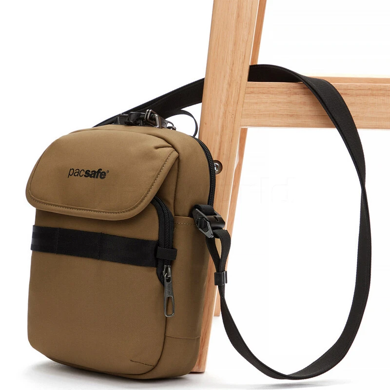 Pacsafe Metrosafe X Anti-Theft 7" Tablet Compact Crossbody Tan 30610 6 Pacsafe Metrosafe X Anti-Theft 7" Tablet Compact Crossbody Tan 30610 - Image 6