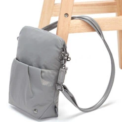 Pacsafe Citysafe CX Anti-Theft Convertible Crossbody Bag Econyl Gravity Gray 20405 11 Pacsafe Citysafe CX Anti-Theft Convertible Crossbody Bag Econyl Gravity Gray 20405 -Travel Storage Shop lrg 4231