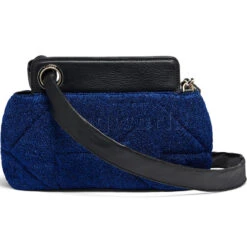 Lipault Noelie Crossbody Evening Bag Dazzling Blue 25906