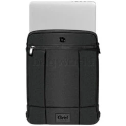 Targus Grid 12" Laptop High Impact Vertical Slipcase Black SS847 -Travel Storage Shop lrg 481
