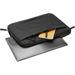 Case Logic Deco 14.1" Laptop Sleeve Black OS114 -Travel Storage Shop lrg 516