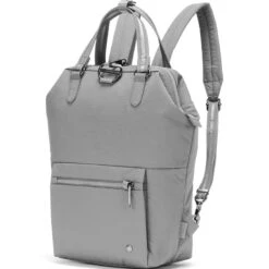 Pacsafe Citysafe CX Anti-Theft 11.6" Laptop Mini Backpack Econyl Gravity Gray 20421