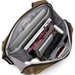Pacsafe Metrosafe X Anti-Theft Commuter 16" Laptop & Tablet Backpack Tan 30635 -Travel Storage Shop lrg 60