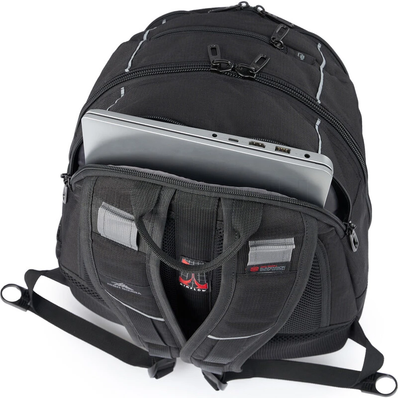 High Sierra Academy 3.0 Eco 15.6" Laptop & Tablet Backpack Black 46107 5 High Sierra Academy 3.0 Eco 15.6" Laptop & Tablet Backpack Black 46107 - Image 5