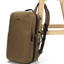 Pacsafe Metrosafe X Anti-Theft Commuter 16" Laptop & Tablet Backpack Tan 30635 -Travel Storage Shop lrg 62
