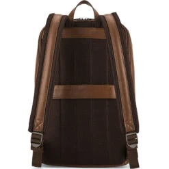 Samsonite Classic Leather 14.1" Laptop & Tablet Slim Backpack Cognac 26036